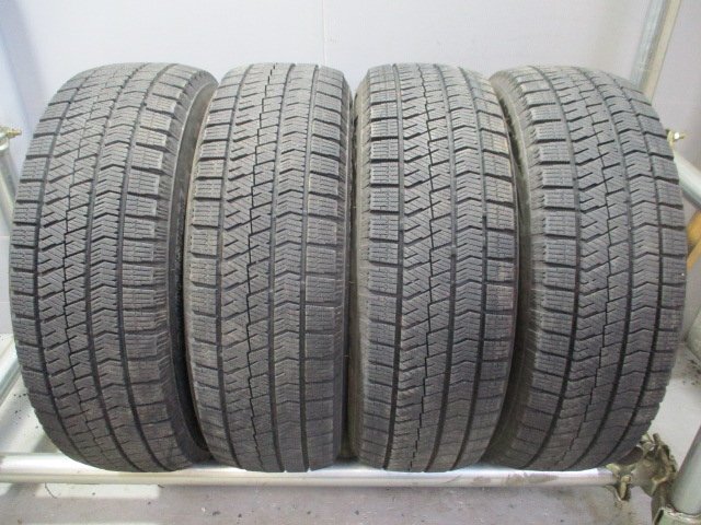 R327　中古タイヤ　スタッドレス 2021年製 195/65R15 冬4本価格！BS VRX2 2021年製 法人宛/営業所止め送料無料 ノア VOXY セレナ_画像1