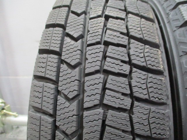 R341　中古タイヤ スタッドレス 155/65R13 バリ溝 冬4本価格！ダンロップ WM02 2021年製 法人宛/営業所止め送料無料 ムーヴ アルト プレオ_画像3