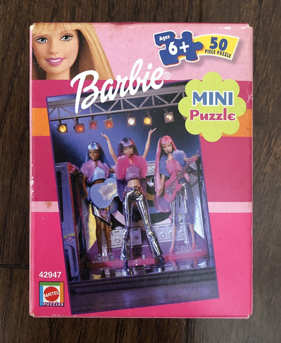 2001年 当時物 Barbie バービーミニパズル Mattel マテル 50ピース ビンテージ 極希少品_画像1