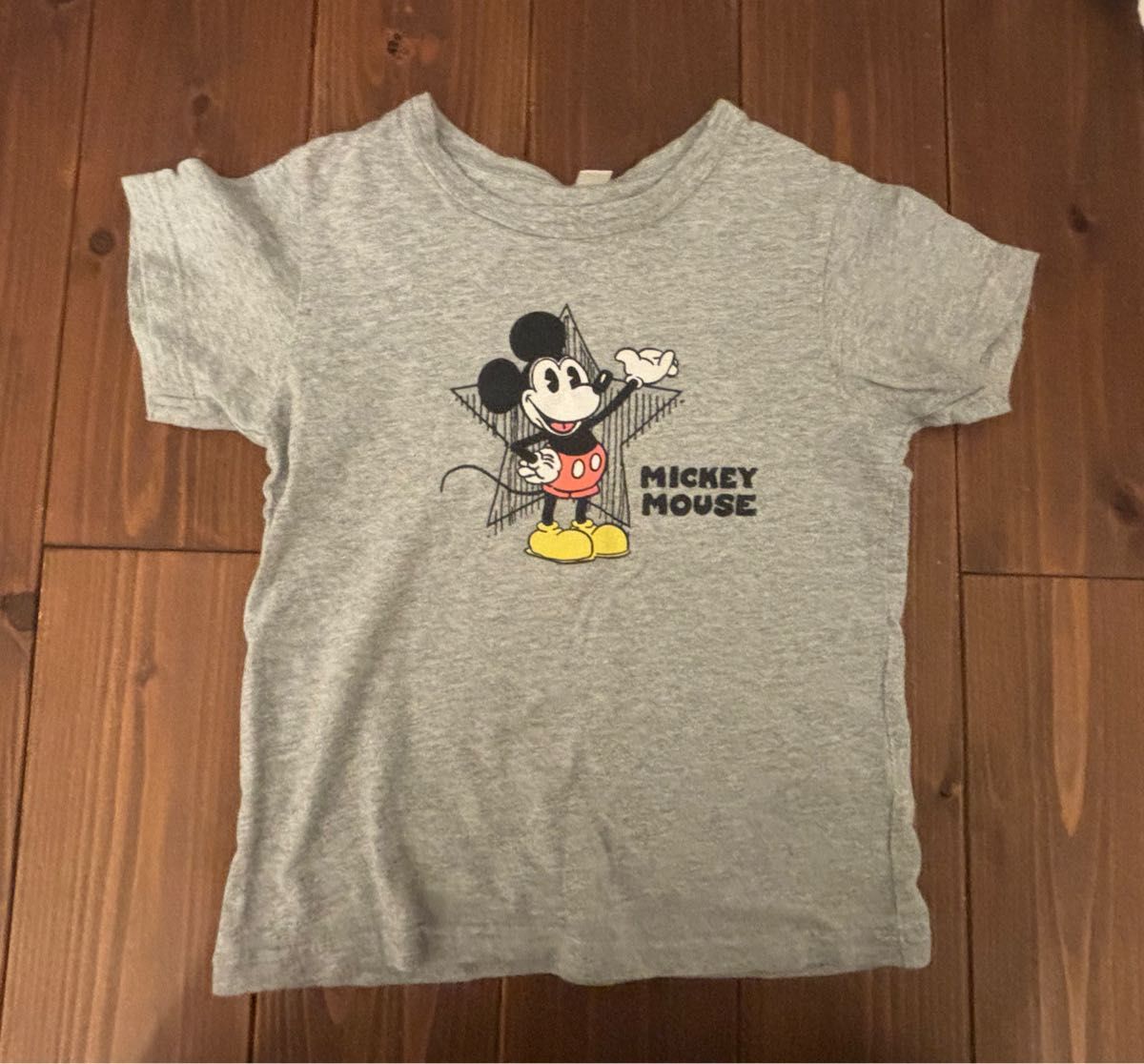 アプレレクール　キッズ　ディズニー　ミッキー　コラボ　トップス　カットソー Tシャツ 半袖Tシャツ　120 130