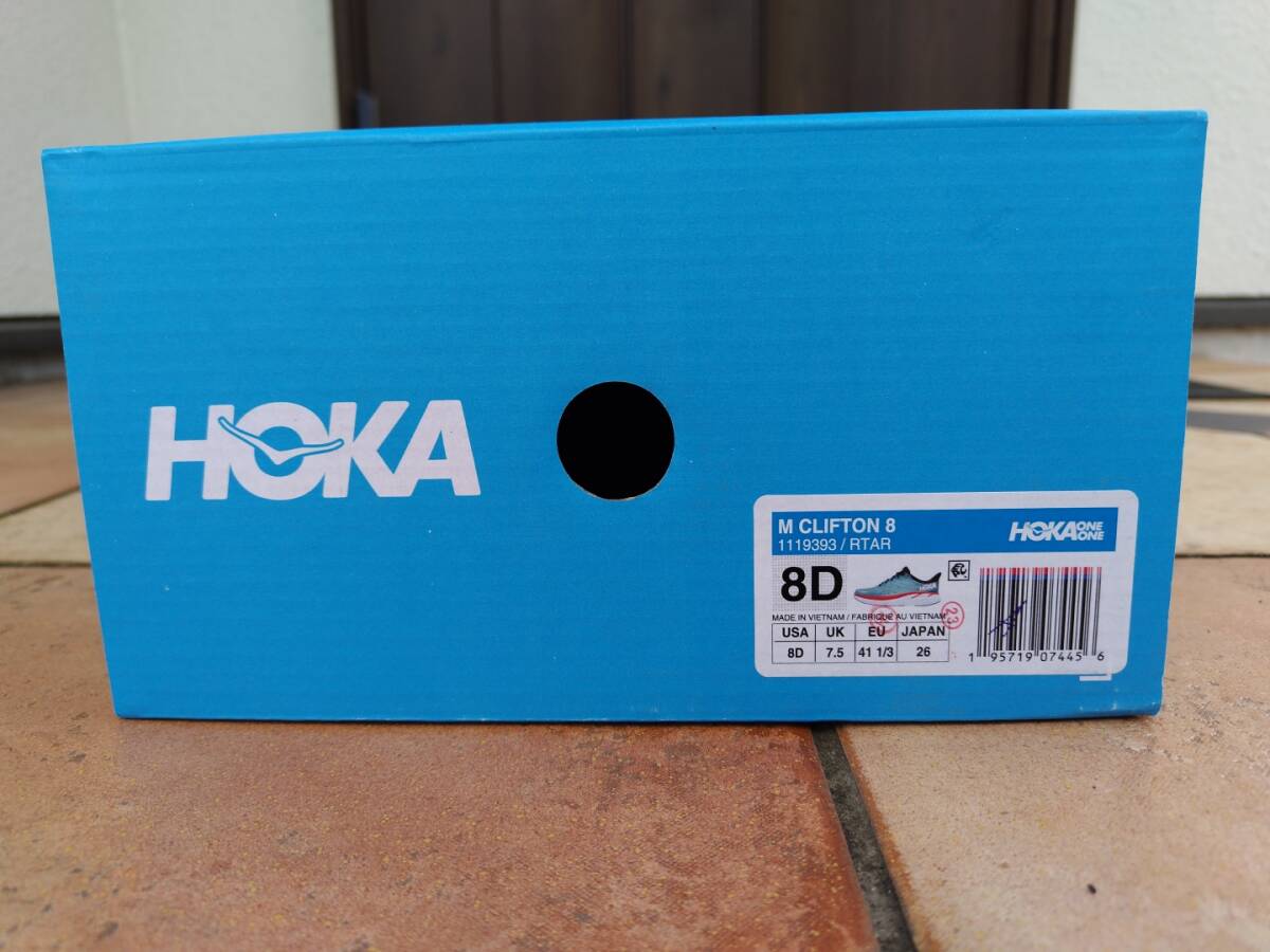 ★新品未使用箱付★HOKA★ ランニングシューズ　★CLIFTON 8★　ホカオネオネ クリフトン８　26.0cm 　_画像10