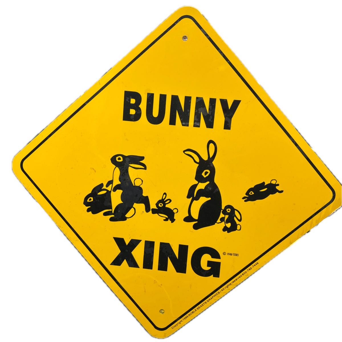 看板　Bunny Xing サイン