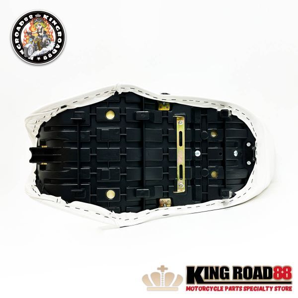 【全国送料無料■期間限定 】カワサキ / バリオスⅠ型 / ZR250A ☆ KingRoad88 / 3段シート / エナメル / ホワイト /三段シートの画像6