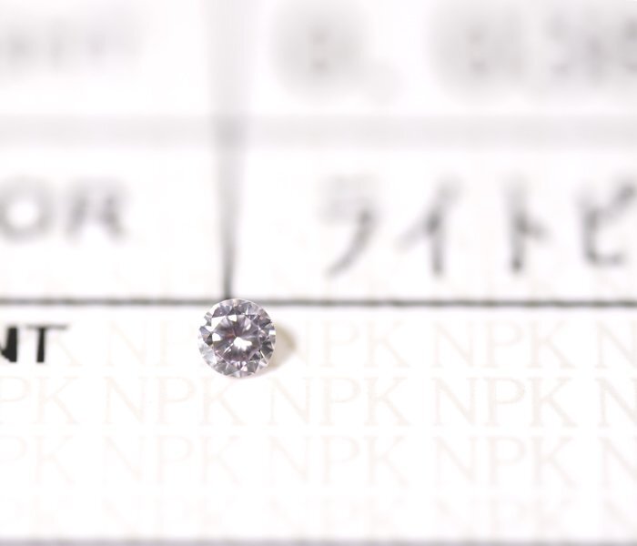 Y-79☆ルース5pセット ピンクダイヤモンド（0.044ct/0.041ct/0.041ct/0.040ct/0.038ct）日本宝石科学協会ソーティング付きの画像9