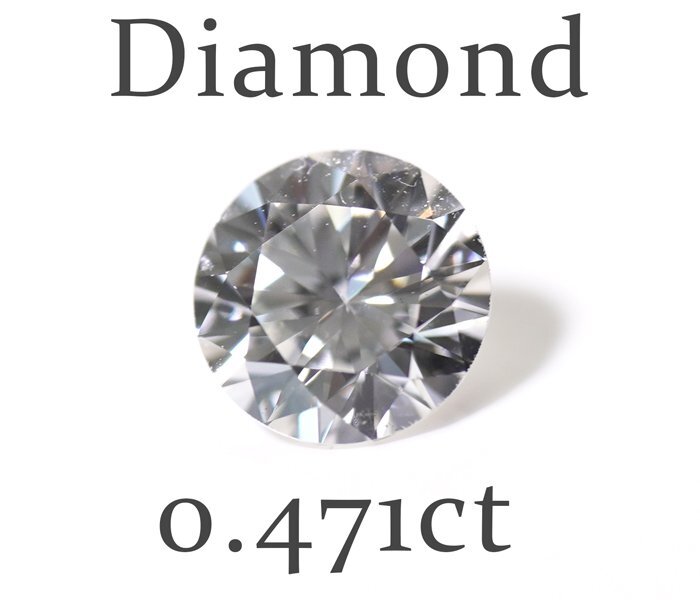 日本全国送料無料商品 特集 Z-58☆ルース ダイヤモンド 0.471ct(J/SI-1/EXCELLENT)日本宝石科学協会ソーティング付き ダイヤモンド