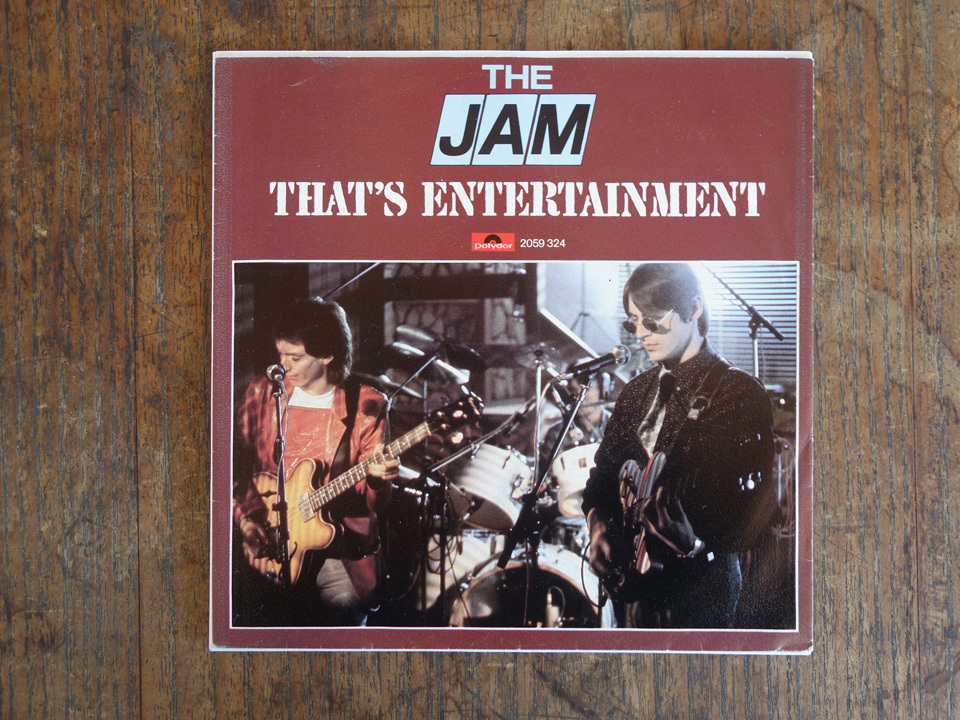 美品 蘭 Orig. THE JAM / THAT'S ENTERTAINMENT / DOWN IN THE TUBE-STATION ( LIVE ) 2059 324 Polydor_画像1