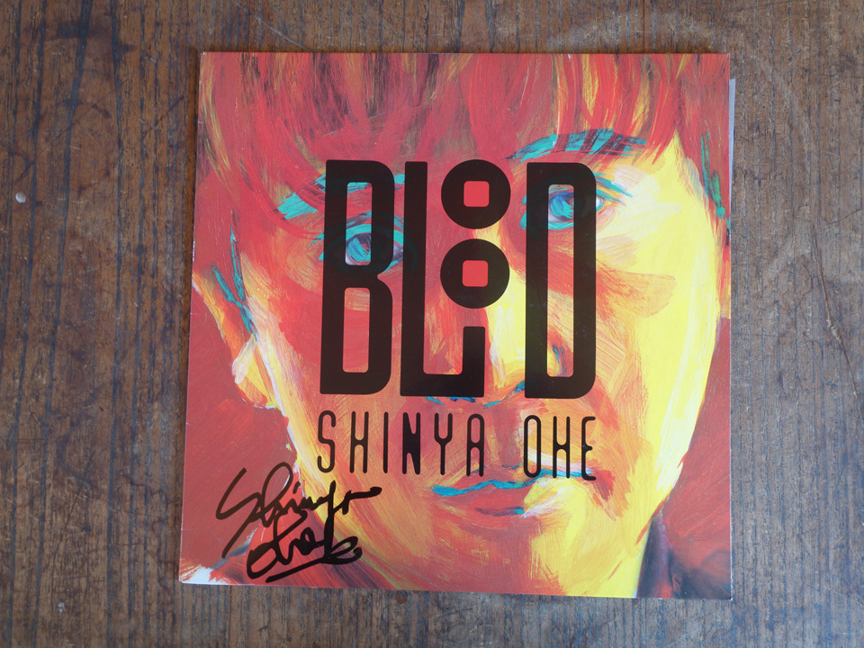 直筆サイン入り 美品 大江慎也 Shinya Ohe (The Roosters) / Blood _画像1