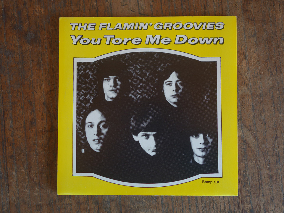美品 The Flamin' Groovies（Dave Edmunds） / You Tore Me Down / Him Or Me / カラーレコード緑 / BOMP-10_画像1