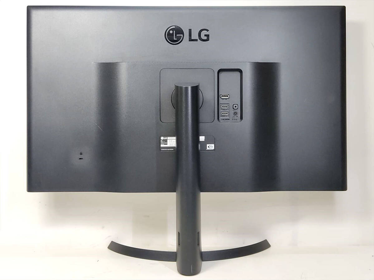 〓 LG/エルジー 31.5型液晶モニター 32UD59-B 電源無しジャンク扱い VAパネル 3840x2160 2018年製 ディスプレイ ε_画像5