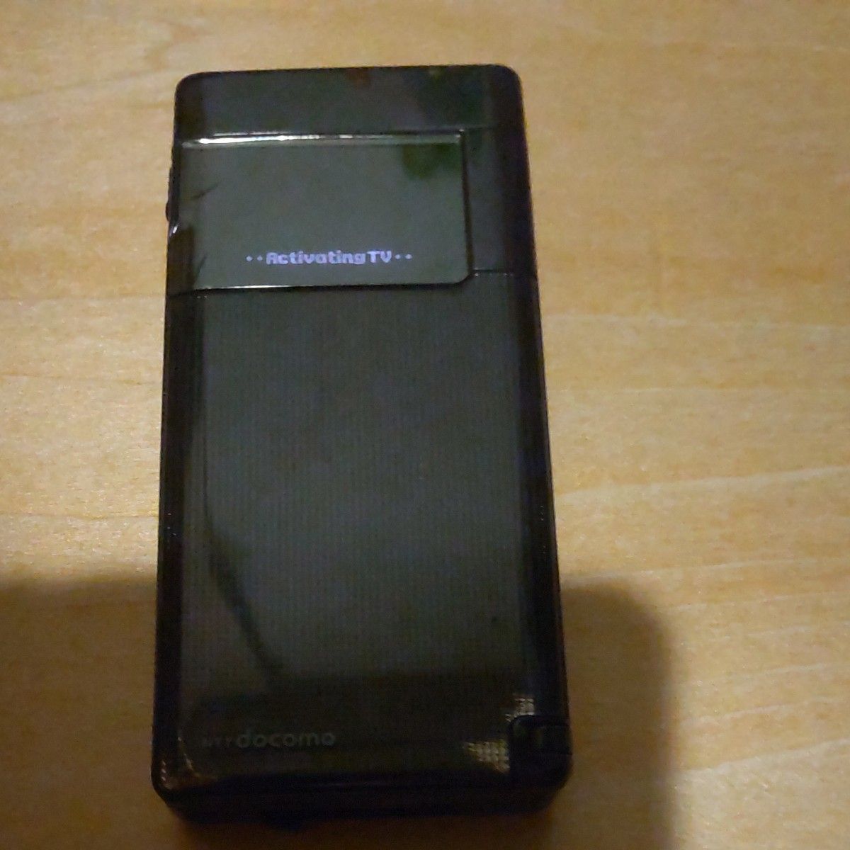 VIERAケータイ 携帯電話 パナソニック p-01a ガラケー foma充電器付 ワンセグ視聴 黒色