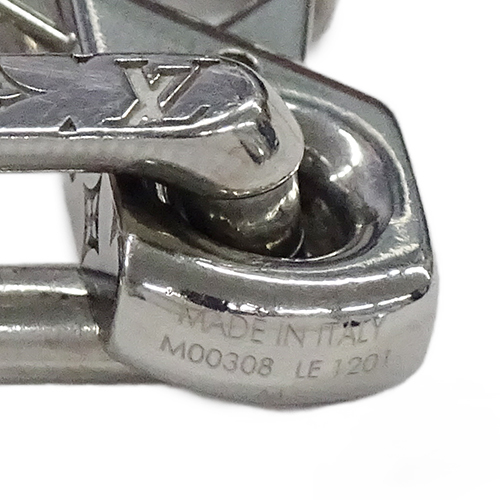  Louis * Vuitton LOUIS VUITTON bracele men's brand bracele * chain monogram M size silver M00308 LE1201