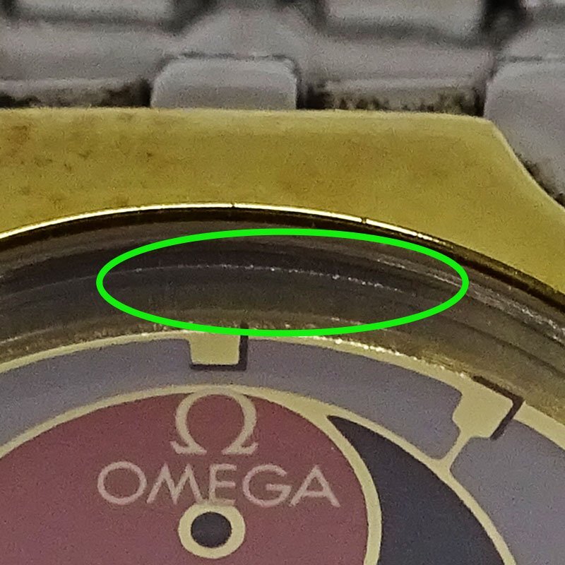 １円～ オメガ OMEGA デビル シンボル 時計 レディース ブランド クォーツ QZ ステンレススチール SS GP (v0080535900)の画像8