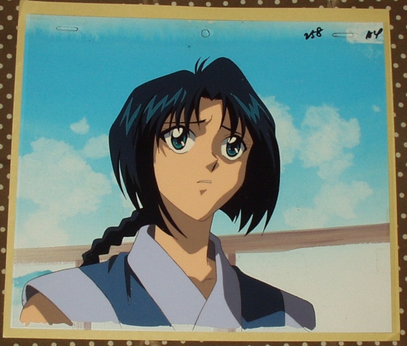  Rurouni Kenshin autograph background attaching cell picture volume block .