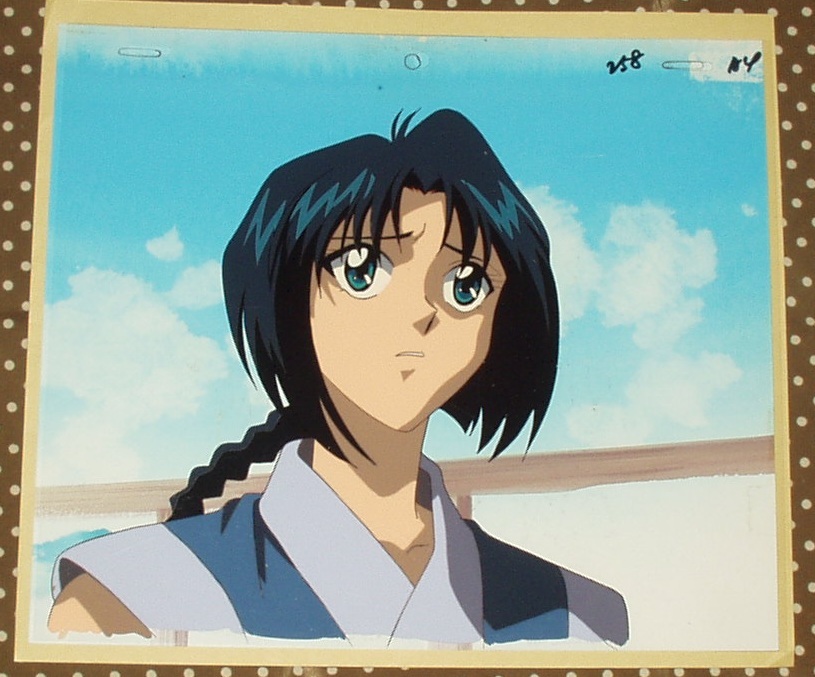  Rurouni Kenshin autograph background attaching cell picture volume block .