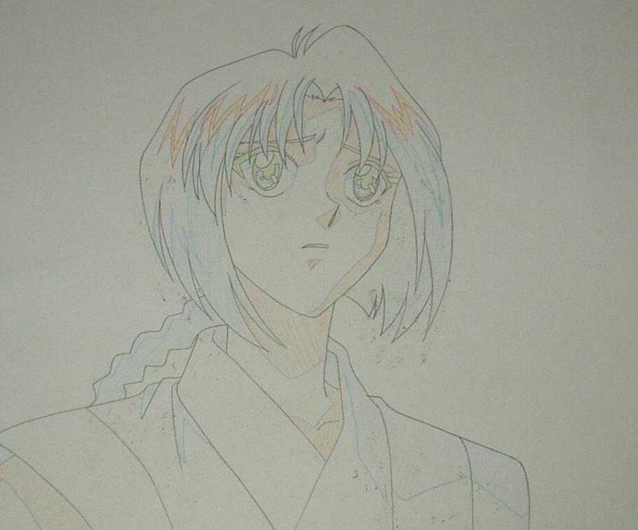  Rurouni Kenshin autograph background attaching cell picture volume block .