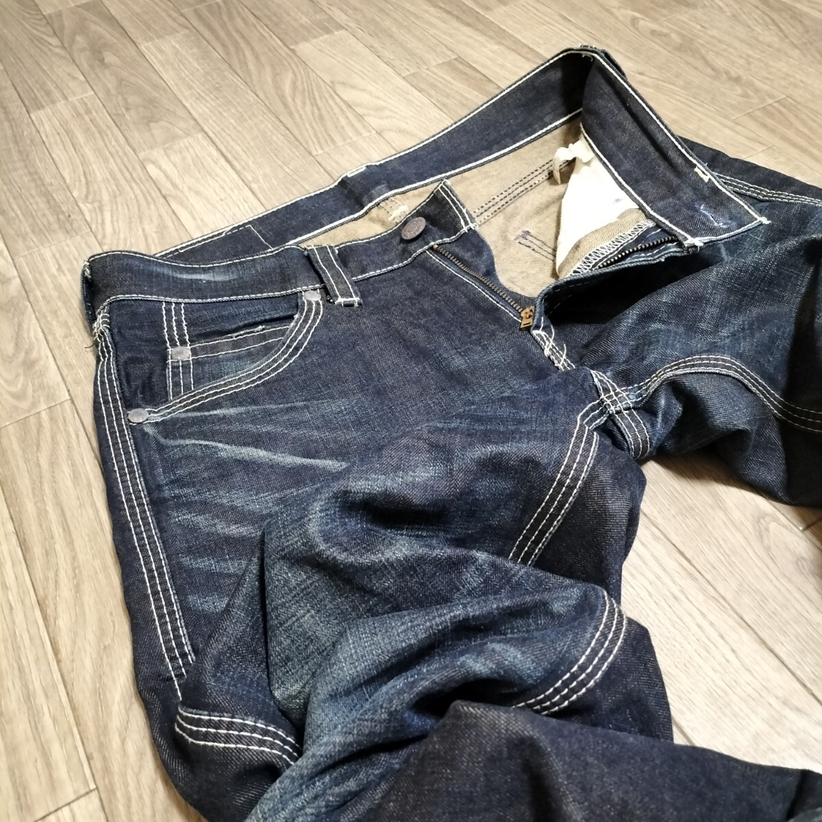 ☆00s OLD Levi's NE502-0001 デニムパンツ ジーンズ ジーパン ボトムス 32インチ ビンテージ オールド リーバイス アメカジ 古着 USED_画像7