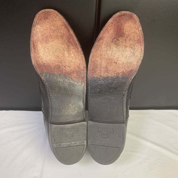 1985年製?　フローシャイムFlorsheim インペリアル　ケンムール ビジネスシューズ サイズ11.5 2A 27.5～28.5cm 黒◆is2-43_画像6