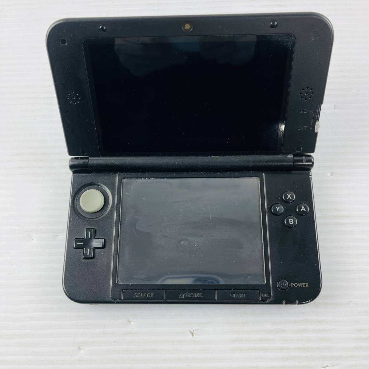 41 【動作確認OK】ニンテンドー3DS LL ブルー×ブラック 本体 ポケバンク ポケモンムーバー 任天堂 青×黒 _画像1