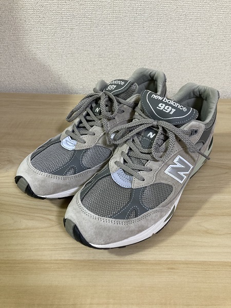 【美品】NEW BALANCE ニューバランス M991 GL made in UK (グレー)　27.5cm