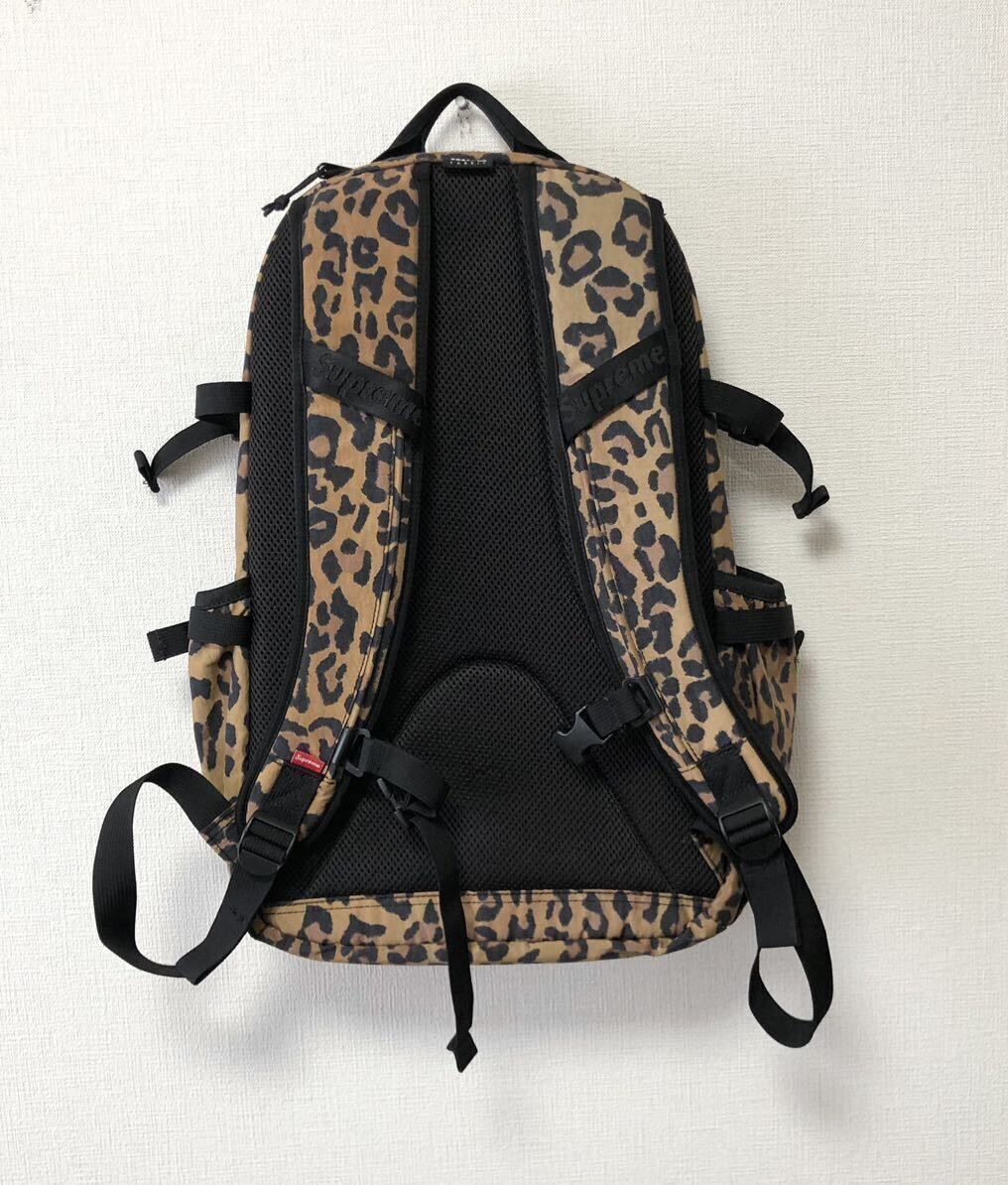 美品 20FW Supreme Backpack Leopard シュプリーム コーデュラ 美品 20FW Supreme Backpack Leopard シュプリーム コーデュラ