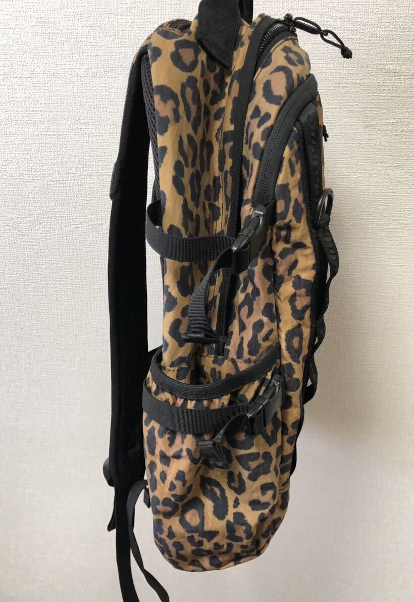 美品 20FW Supreme Backpack Leopard シュプリーム コーデュラ バックパック レオパード 豹柄 リュック バッグ 鞄 ビンテージ 90s stussy