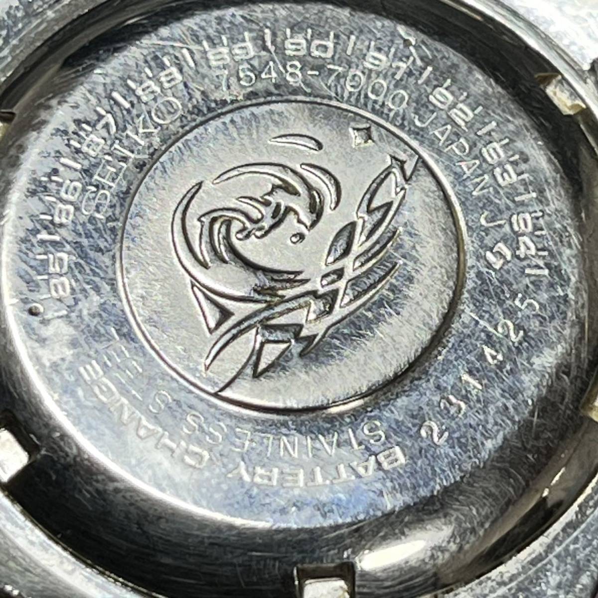 SEIKO セイコー ダイバー 7548-7000 メンズ腕時計 150m防水 デイデイト クォーツ 動作未チェック_画像5