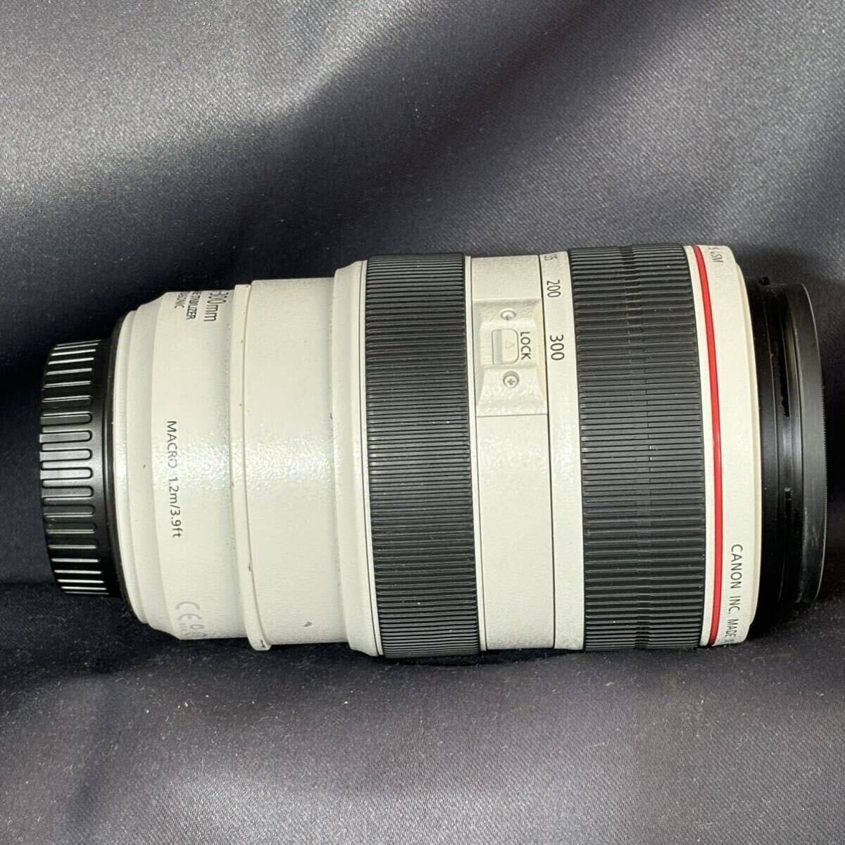 Canon Canon seeing at distance zoom lens EF 70-300mm f/4-5.6L IS USM cap manual box attaching 