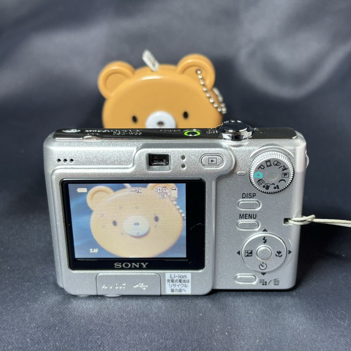 SONY ソニー Cybershot DSC-W35 デジタルカメラ カメラレンズ CarI Zeiss Vario-Tessar 2.8-5.2/6.3-18.9 動作確認済 _画像7