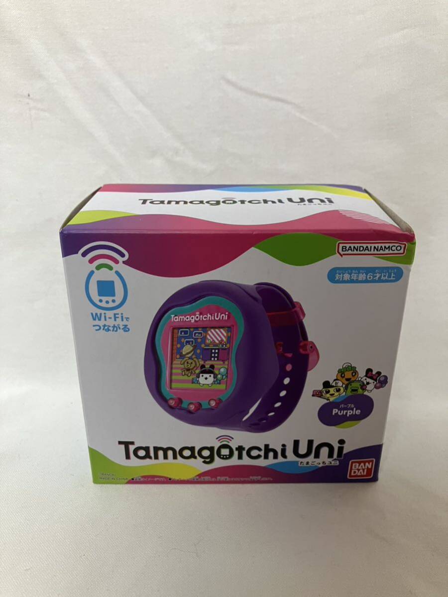 たまごっち たまごっちユニ Tamagotchi バンダイ Uni ユニ パープル　未使用_画像1