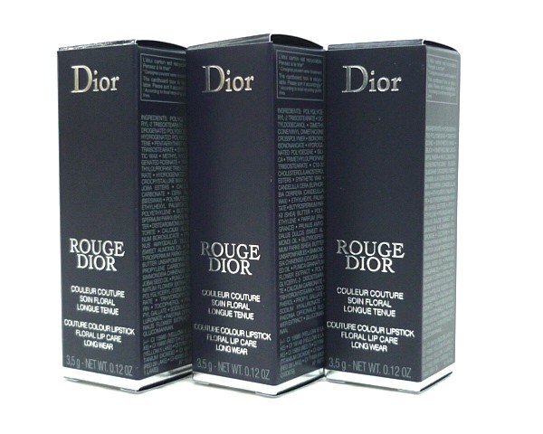 M≪大関質店≫新品 クリスチャンディオールリップ 口紅 トリオ ルージュ ディオール TRIO ROUGE Dior 999 マット/ベルベッド/サテン 3.5gx3_画像2