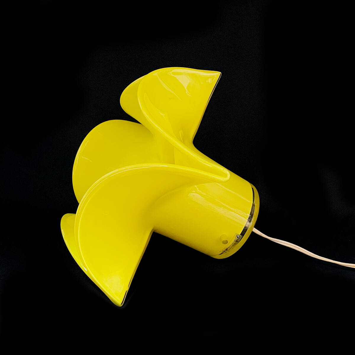  электризация OK! Iwata художественное стекло цветок type лампа / желтый / желтый цвет / retro / античный / Iwata стекло / цветок / непрямое освещение / интерьер / украшение 