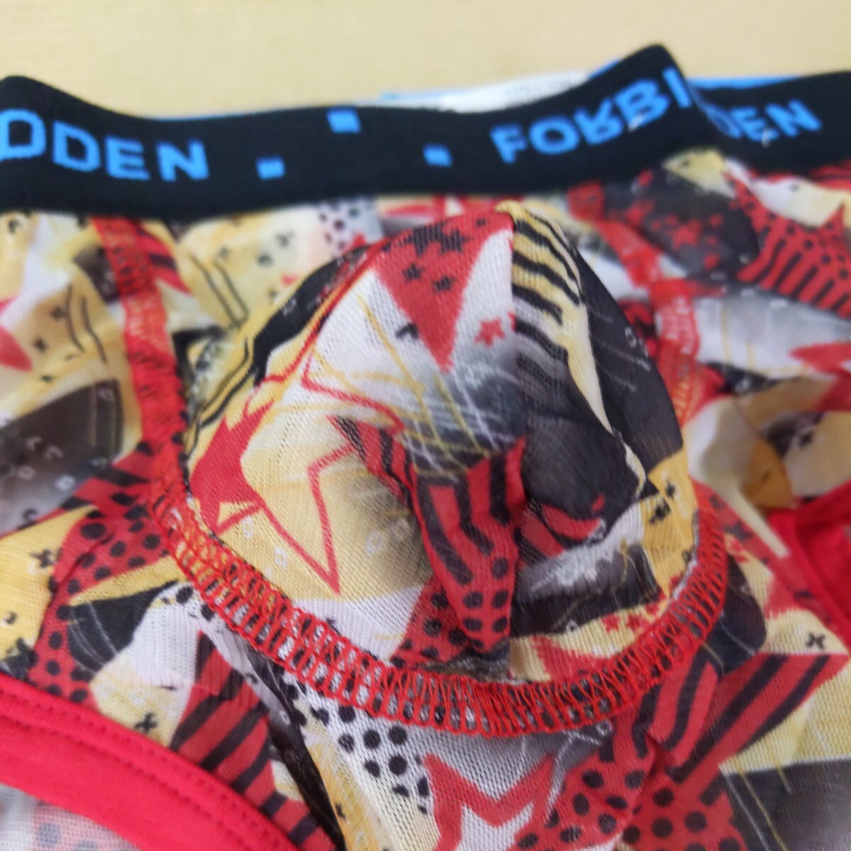 XLサイズ ローライズ ボクサーブリーフ FORBIDDEN メンズ 公式 正規品 レッド オレンジ ポリアミド アウトレット 管番： 8996_画像2