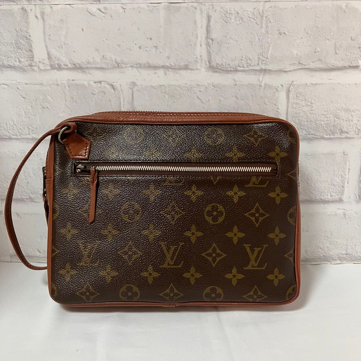 ルイヴィトン モノグラム セカンドバッグ　サックスポ　ヴィンテージ　良品　正規品　LOUIS VUITTON 