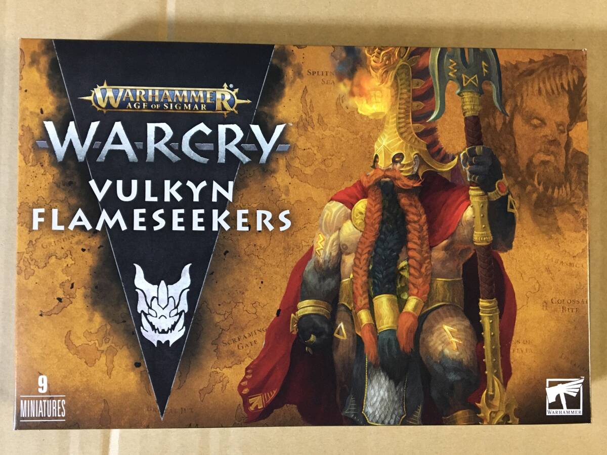 ウォーハンマー AoS ウォークライ ヴルキン・フレイムシーカー 未組立品 ファイアスレイヤー WARHAMMER AGE OF SIGMAR