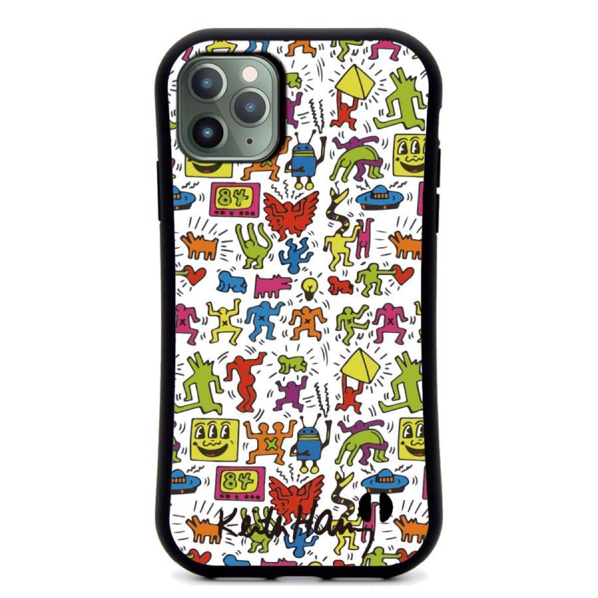 新品！全機種対応！iPhoneケース 全面保護 キースヘリング Keith Haring 