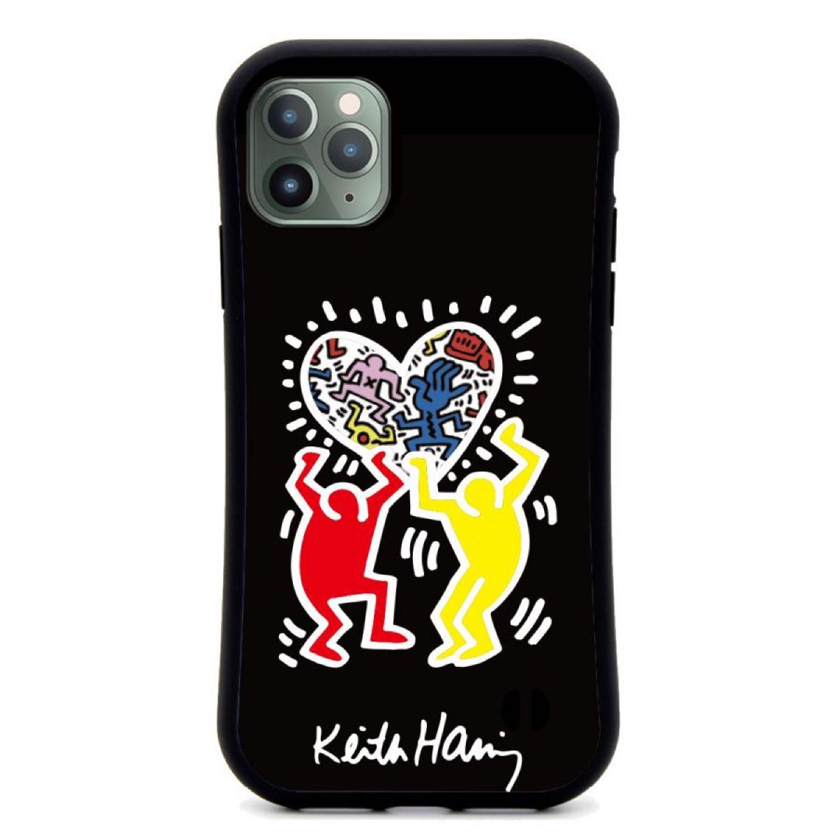 新品！全機種対応！iPhoneケース 全面保護 キースヘリング Keith Haring 