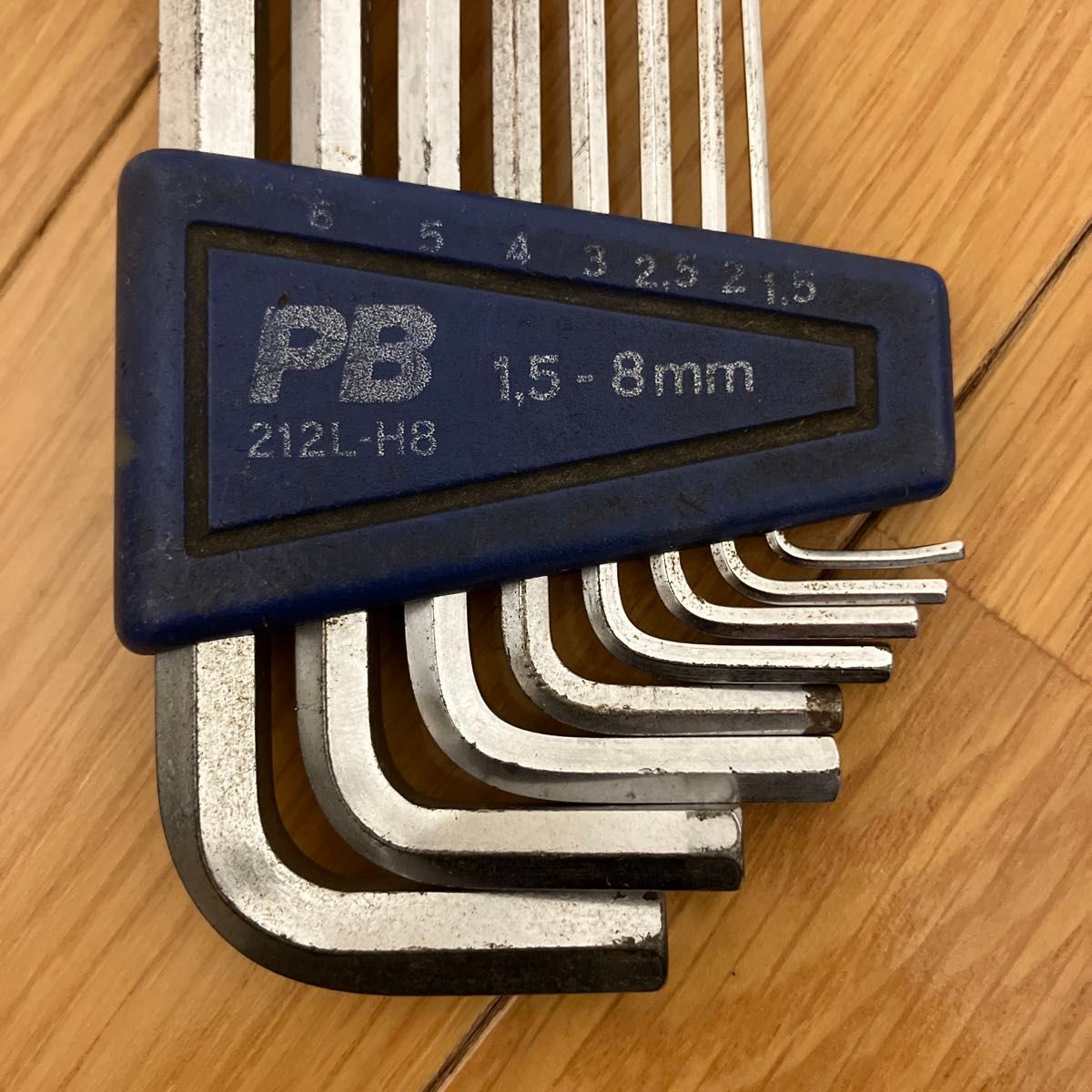 PB  六角レンチ　PB 212L-H8  1.5-8mm