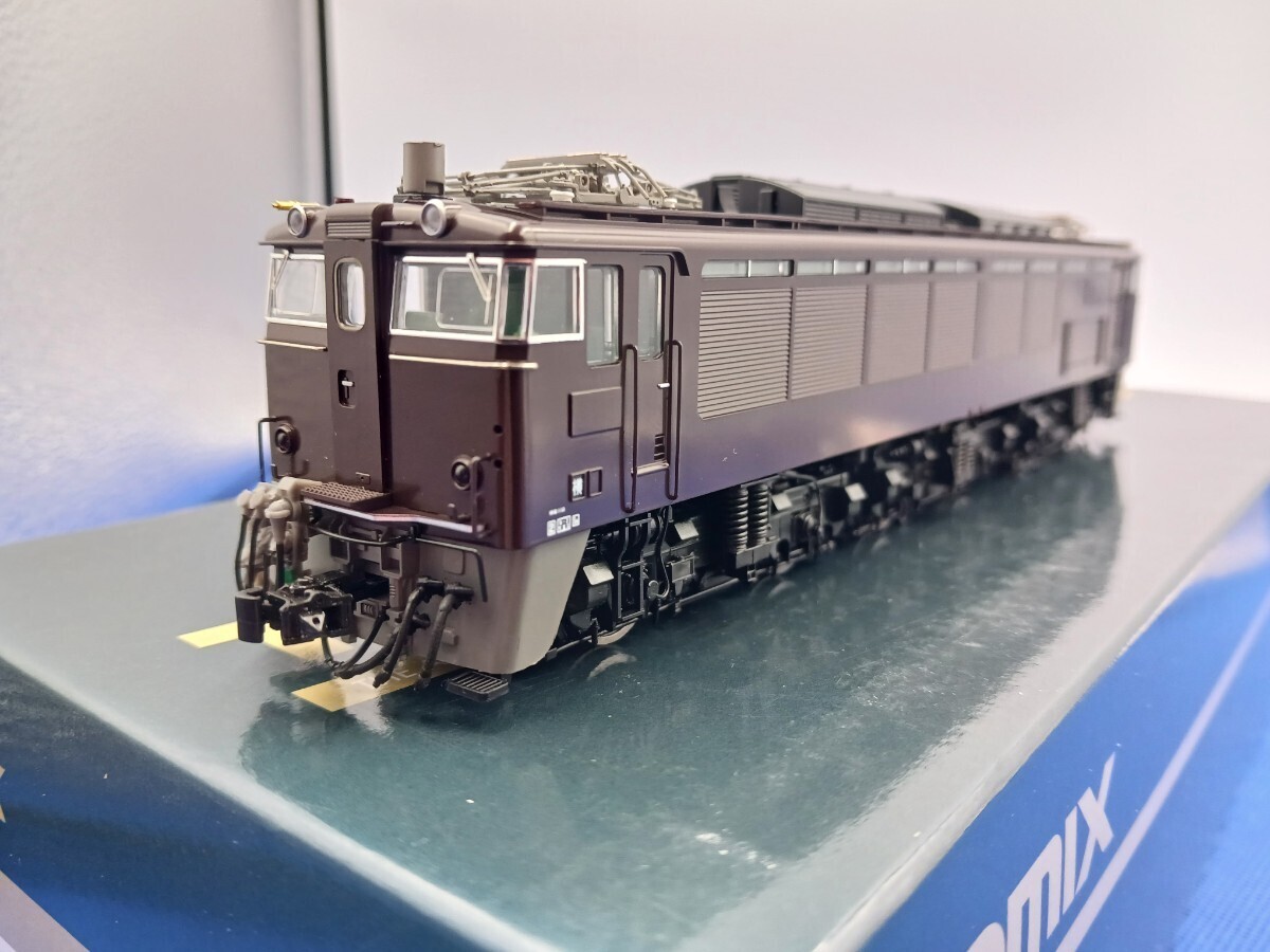 ★送料無料 美品 即決有★ TOMIX プレステージモデル HO-175 JR EF63形 電気機関車 2次形 茶色の画像1