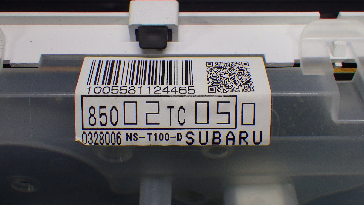 サンバー ディアス スピードメーター 85002TC050 79,210Km EN07F 5MT H19年 TV2の画像3