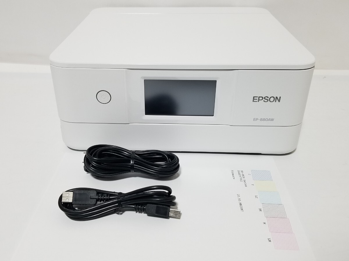 超美品 全額返金保証付 EPSON インクジェットプリンター 複合機 EP-880AW