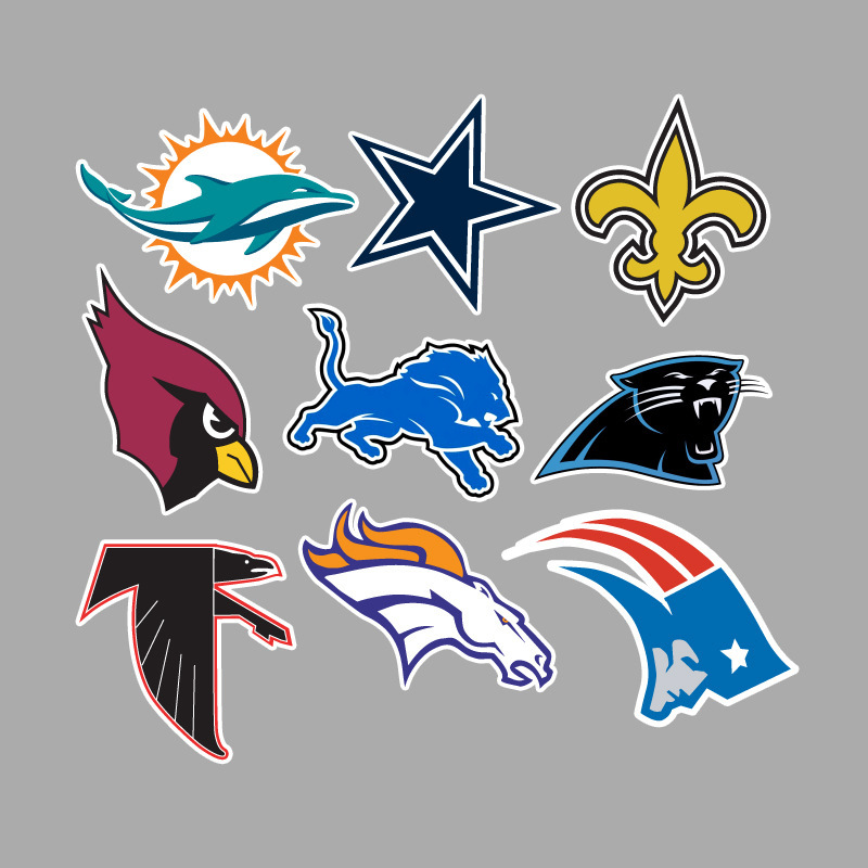  новый товар NFL все команда стикер /53/ переводная картинка наклейка эмблема водонепроницаемый наклейка много перепродажа 