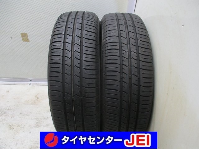 165-65R13 8.5分山 グッドイヤーエフィシエントグリップ 2018年製 中古タイヤ【2本】送料無料(M13-6448）_画像1