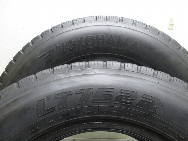 205-70R16 111/109N LT 8-8.5分山 ヨコハマ LT752R 2022年製 トラック 中古タイヤ【2本】送料無料(M16-5363）_画像4