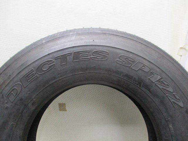 送料無料!! 225-80R17.5 9.5分山 ダンロップSP122 2021年製 中古タイヤ1本(GM-7595）_画像4