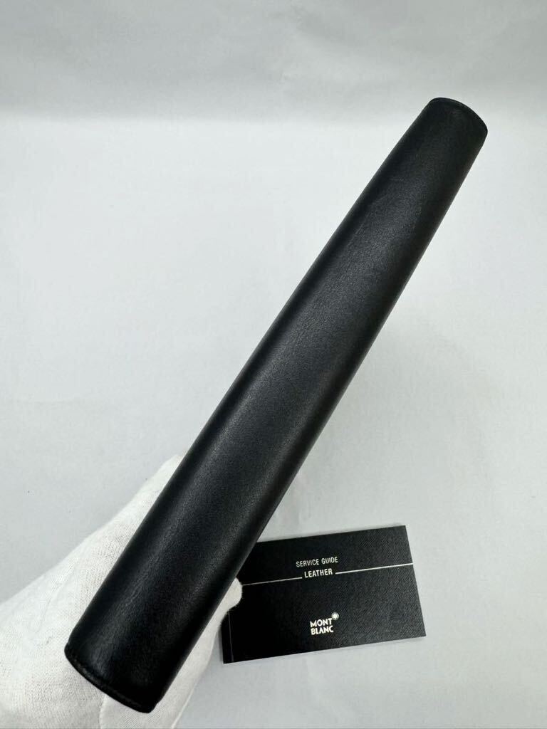 極美品　モンブラン　ノートカバー　A5サイズ　ブラック　マイスターシュテュック　メンズ　手帳カバー　システム手帳　ボールペン