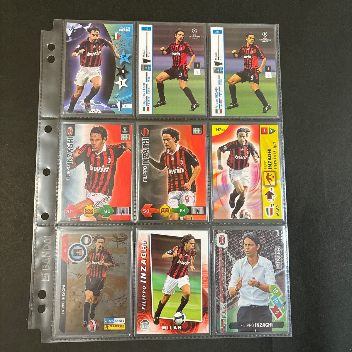 PANINI FILIPPO INZAGHI 9枚 ④の画像1