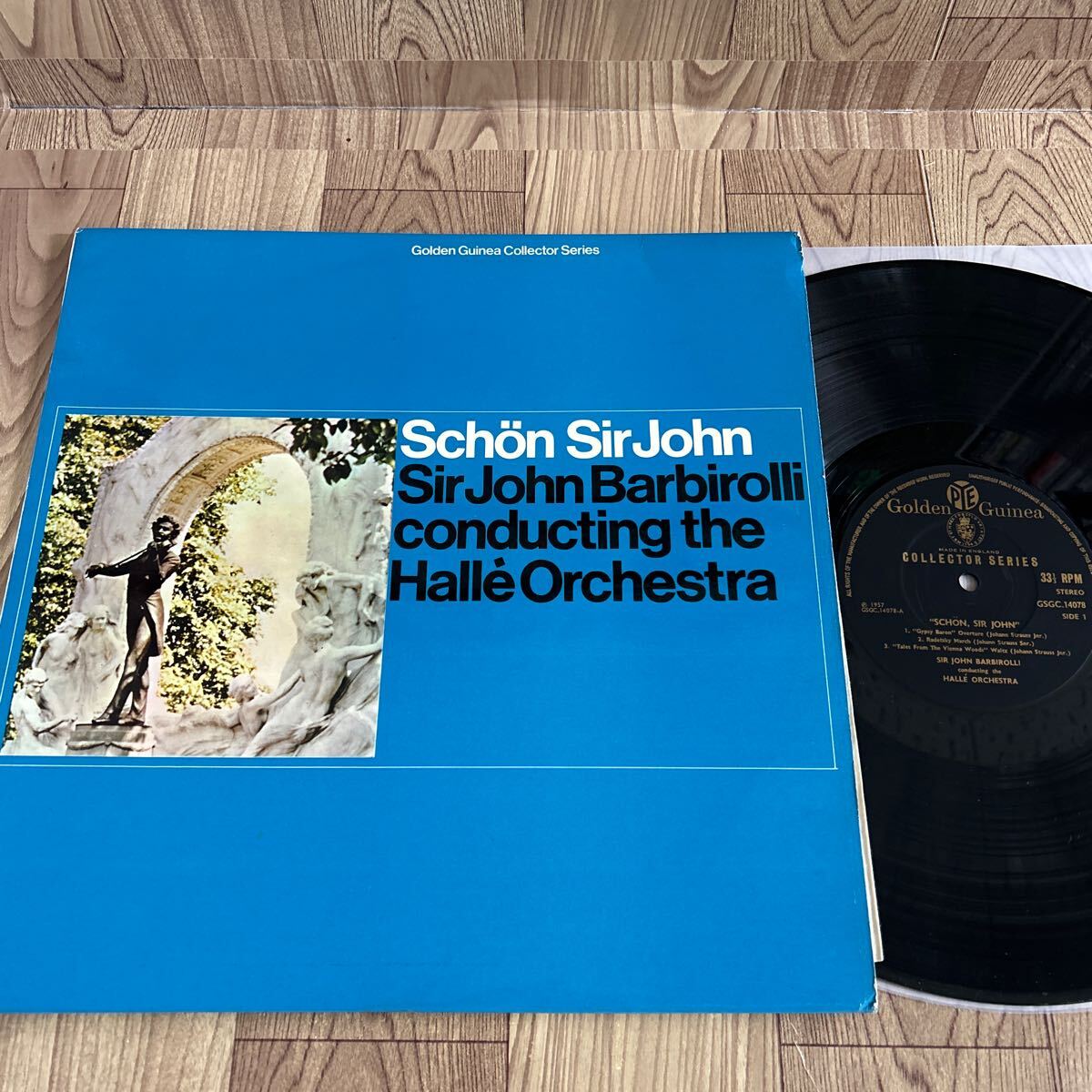輸入盤 英 LP 「バルビローリ指揮/SCHON SIR JOHN/JOHANN STRAUSS JNR」_画像1