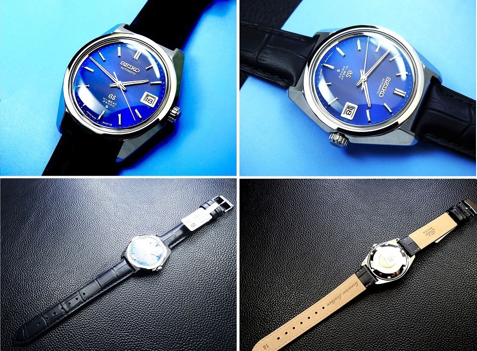 GRAND SEIKO グランド セイコー HI-BEAT 36000 6145-8000 Steel , Blue Dial メンズ 自動巻き(美品、OH済み ) / 36mmの画像4