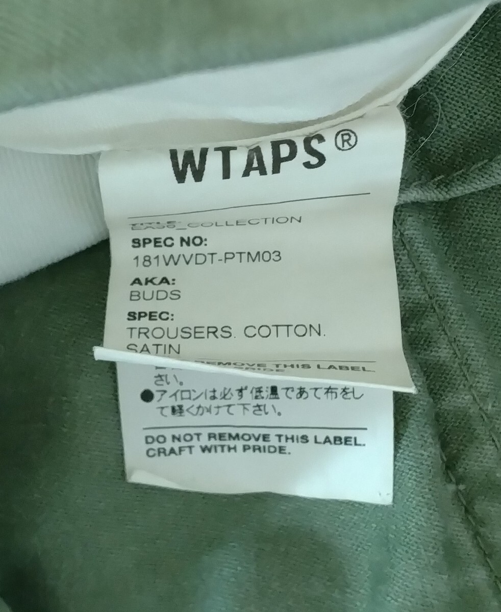 wtaps BUDS TROUSERS pants 181WVDT-PTM03 01 S ボトムス チノパン ワークパンツ カーゴパンツ イージー_画像3