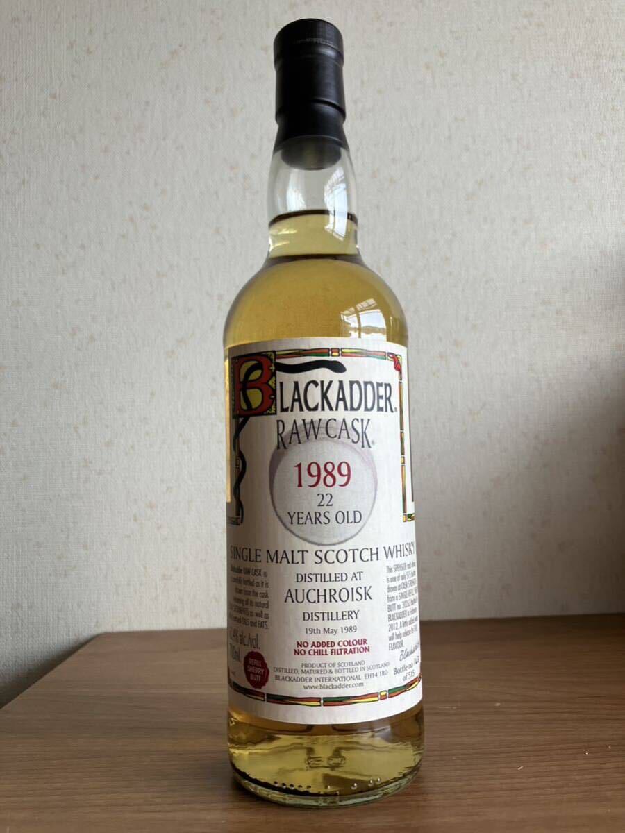 ブラックアダー ロウカスク オスロスク 1989 22年　Cask no.30263　63.4％ 700ml_画像1